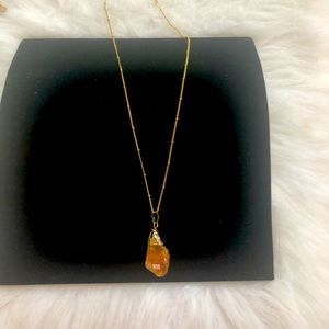 Citrine Necklace with 2” Extender